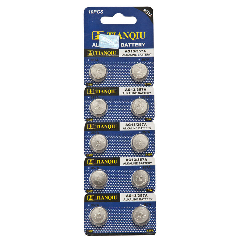 3 x ag13 button cell batteries